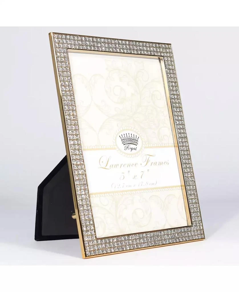 Lawrence Frames Turner Gold and Glitter Metal Picture Frame - 5" x 7" 2