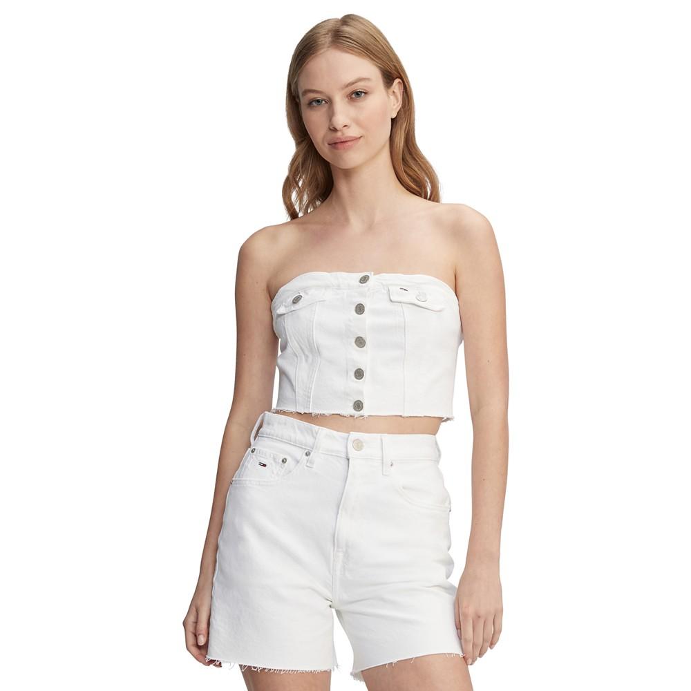 Tommy Jeans Women's Denim Bustier Top