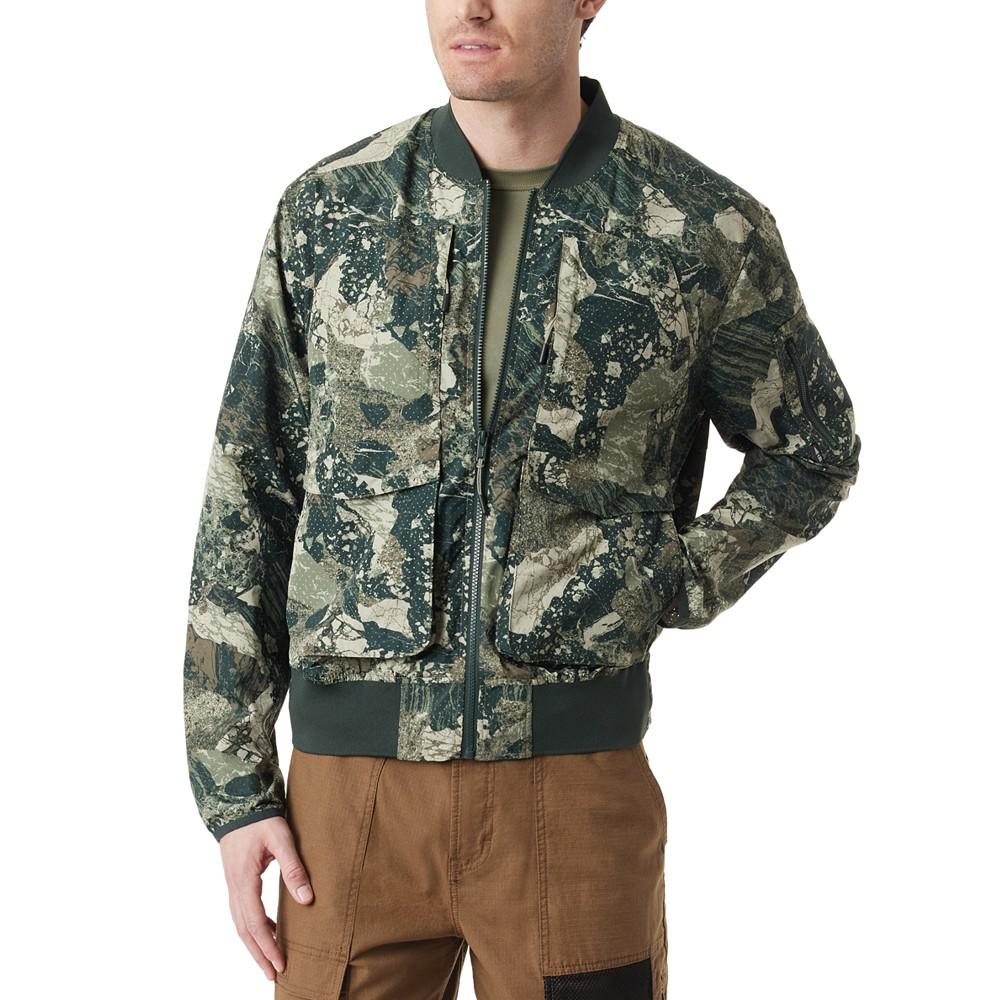 BASS OUTDOOR Men's Easy-Pack Travel Camo Bomber Jacket