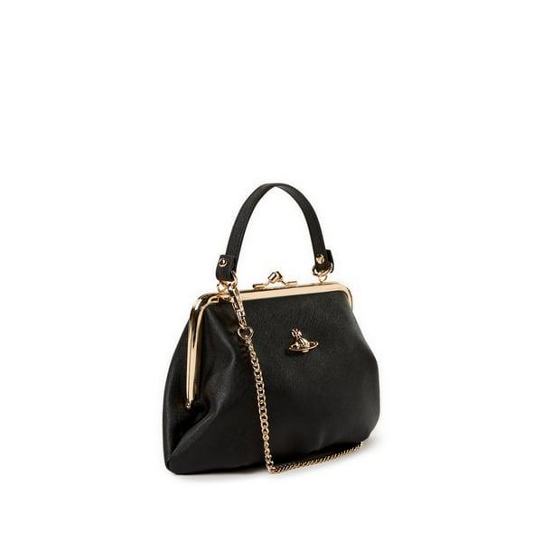 トートバッグ Vivienne Westwood Women's DB Frame Pulse Chain Bag Black Vivienne Westwood Black DB Frame Chain Bag - Shoulder Bags