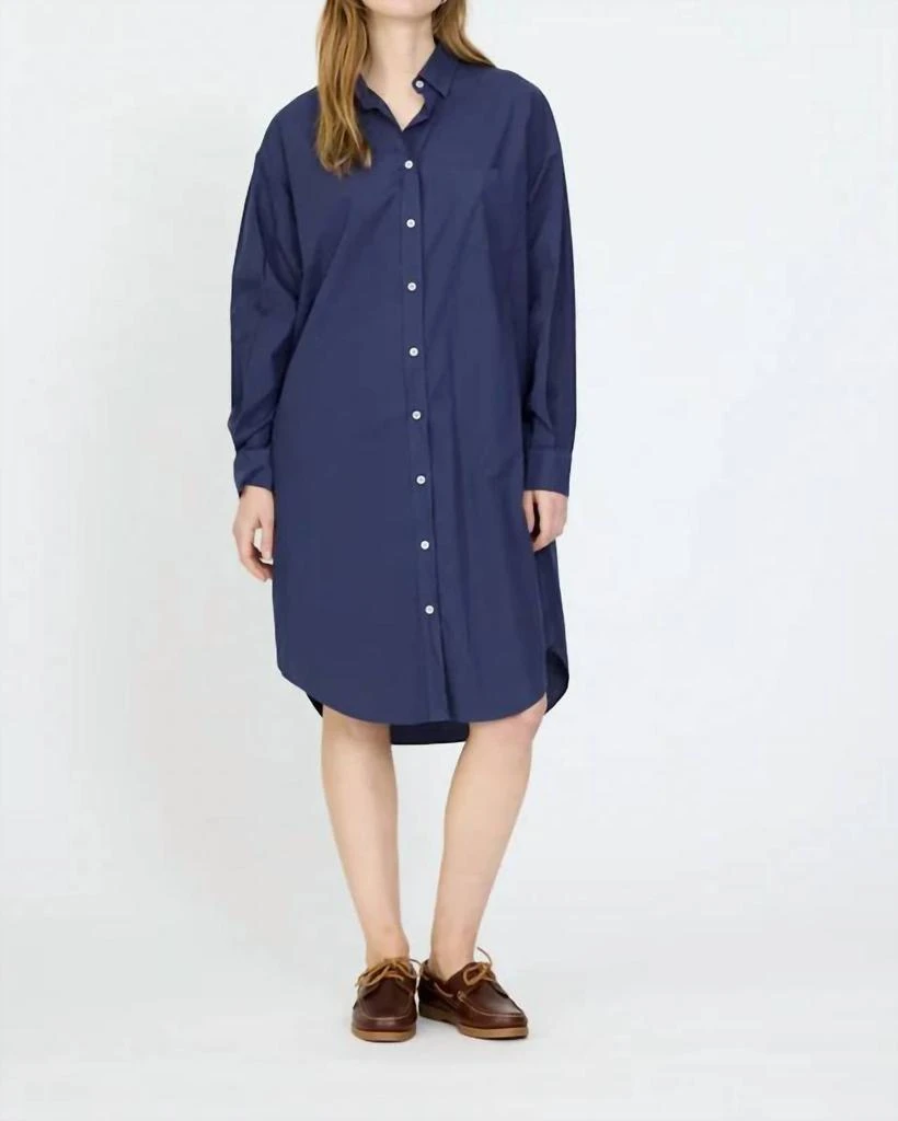 LMND Chiara Maxi Dress In Navy 1