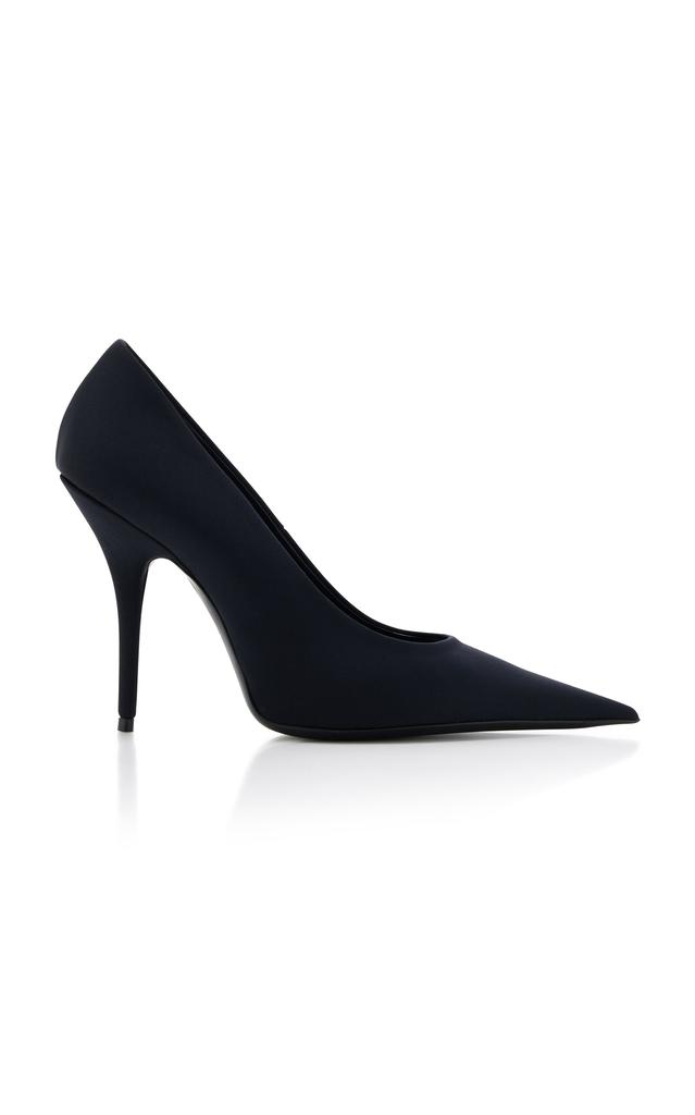 Balenciaga Balenciaga - Flex BB Curved Leather Pumps - Black