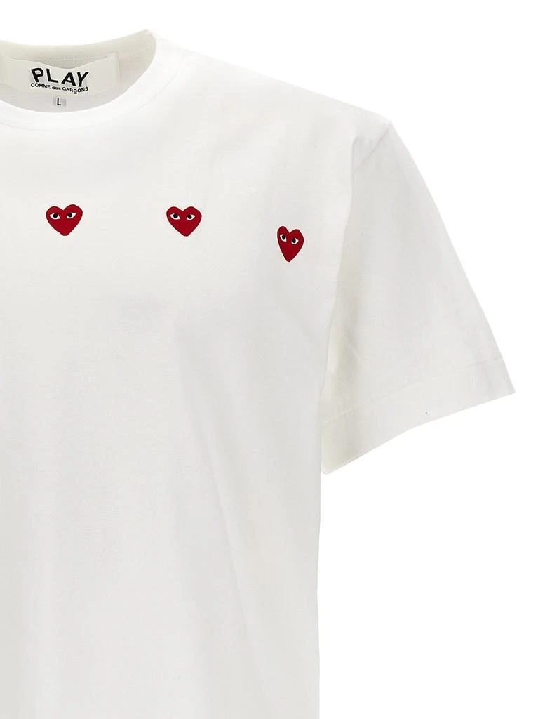 Comme des Garcons Comme des Garçons Play Triple Hearts Crewneck T-Shirt 3