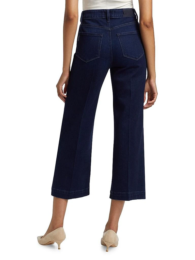 Paige Anessa Stretch-Denim High-Rise Crop Jeans 5