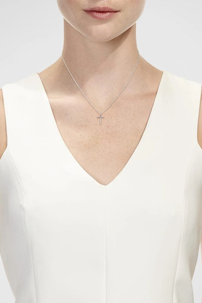 Roberto Coin Cross Necklace with Diamonds 2