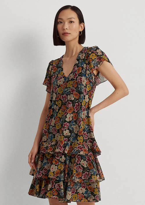 Ralph Lauren Ralph Lauren Floral Georgette Drop Waist Dress 4
