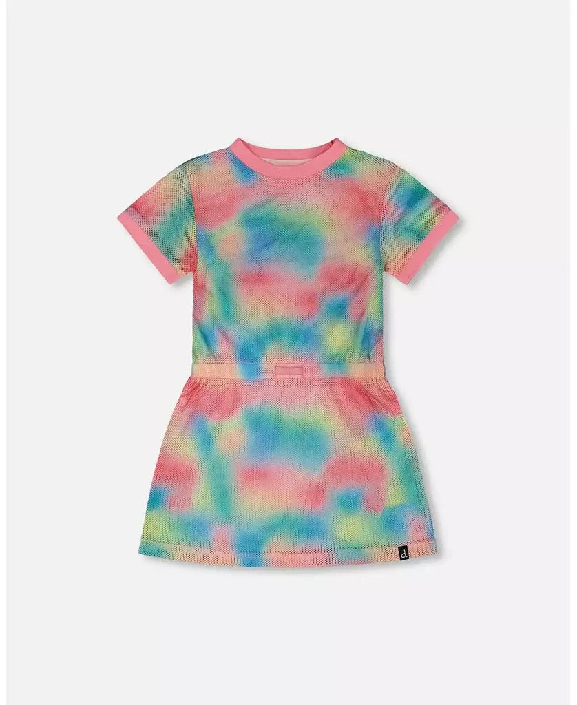 Deux par Deux Girls Mesh Beach Dress Multicolor