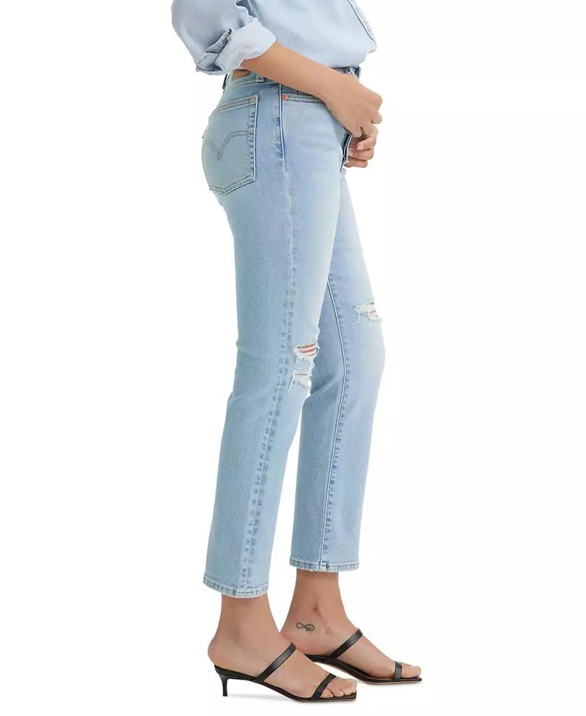 Levi's Women's Wedgie Straight-Leg High Rise Cropped Jeans 2