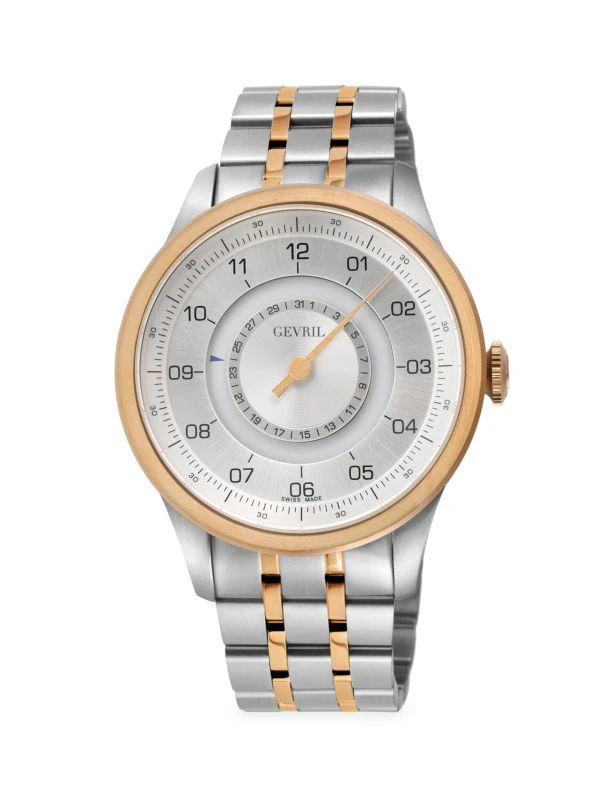 Gevril Jones St 45MM Stainless Steel Automatic Watch 1