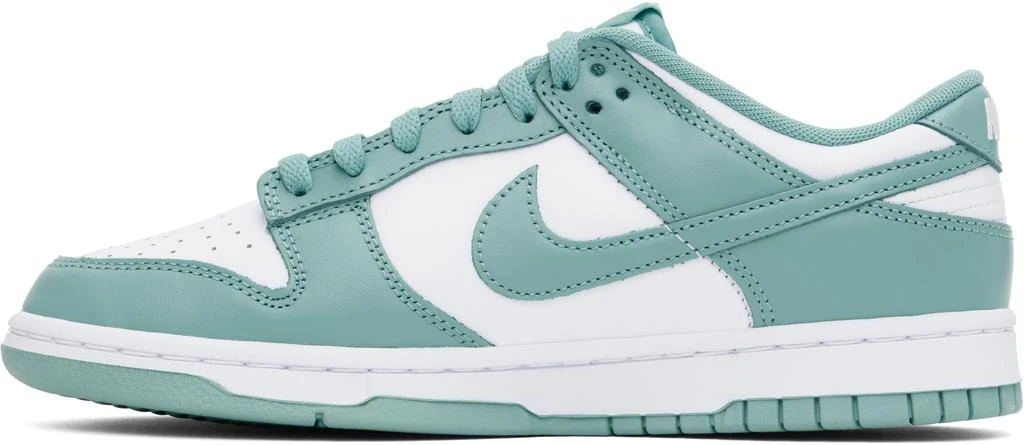 NIKE Blue & White Dunk Low Retro Sneakers 3