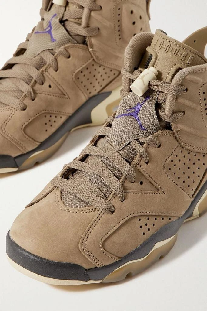 NIKE Air Jordan 6 Retro rubber-trimmed GORE-TEX® high-top sneakers 4