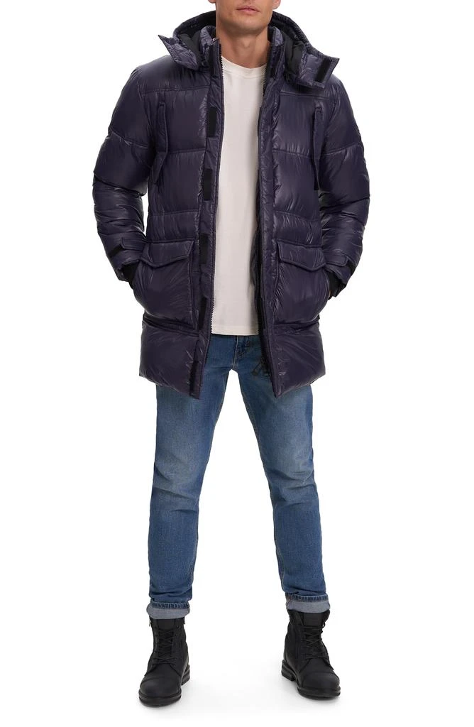 NOIZE Kiefer Mid Length Puffer Coat 4