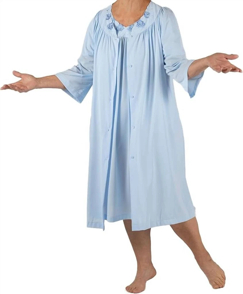 Shadowline Lingerie Shadowline Lingerie - Three Quarter Sleeve Button Down Robe 2