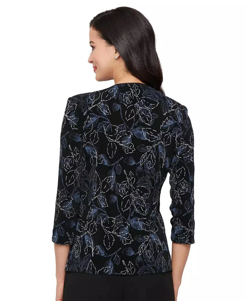 Alex Evenings Women's Printed Top & Jacket Set 2