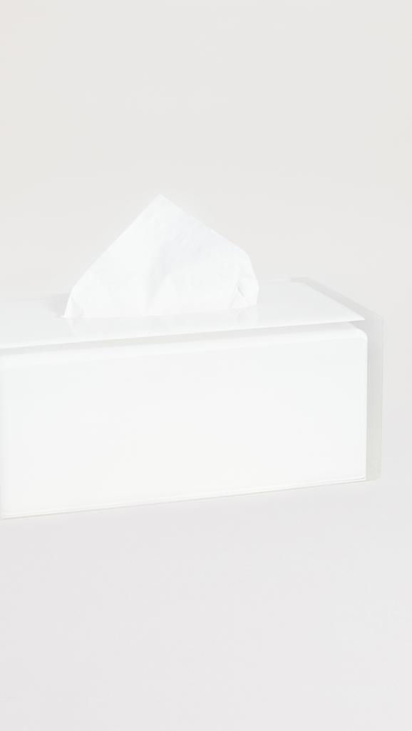 Jonathan Adler Hollywood Long Tissue Box - Clear