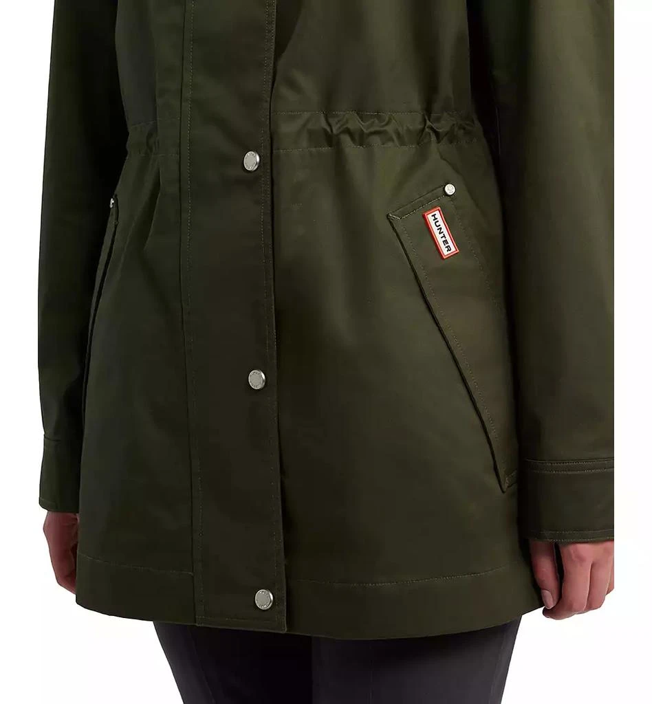 Hunter Women's Hooded Waterproof Rain Jacket 5