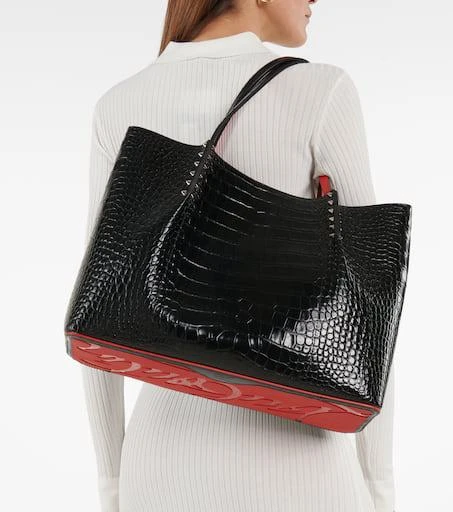 Christian Louboutin Cabarock Large studded leather tote 2