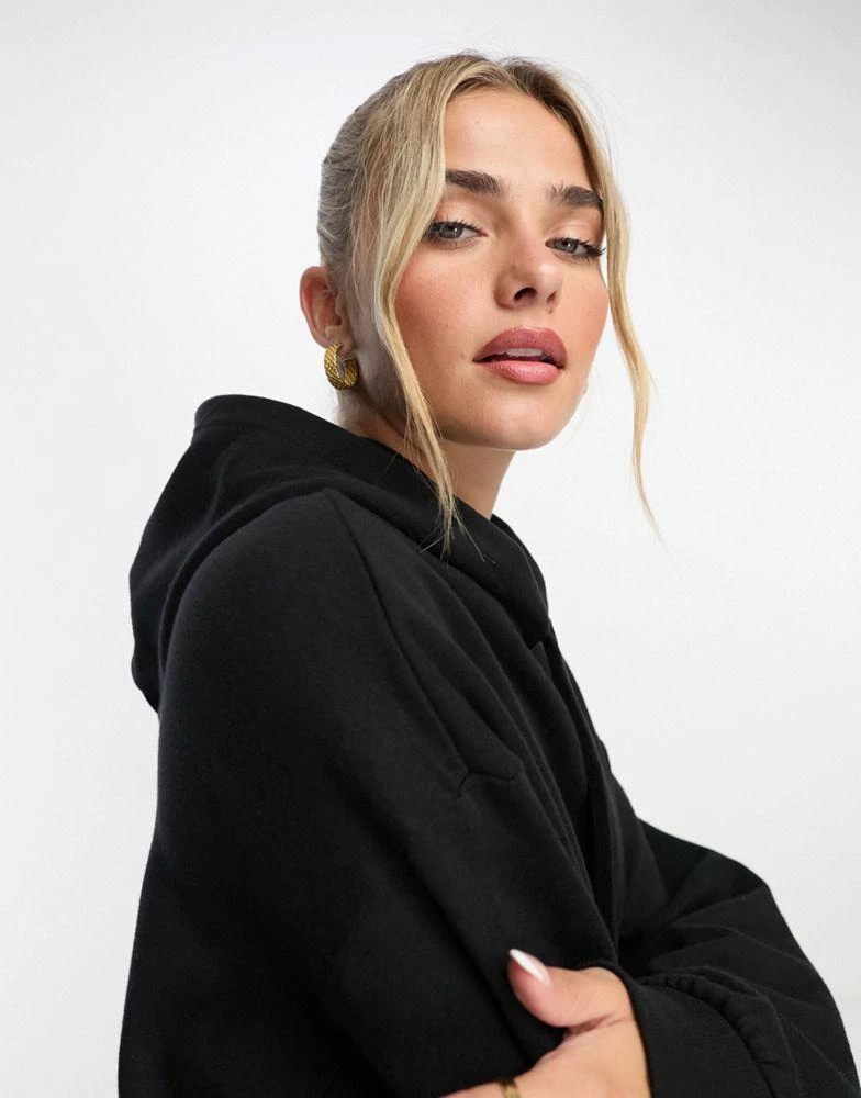 Monki Monki hoodie in black 3