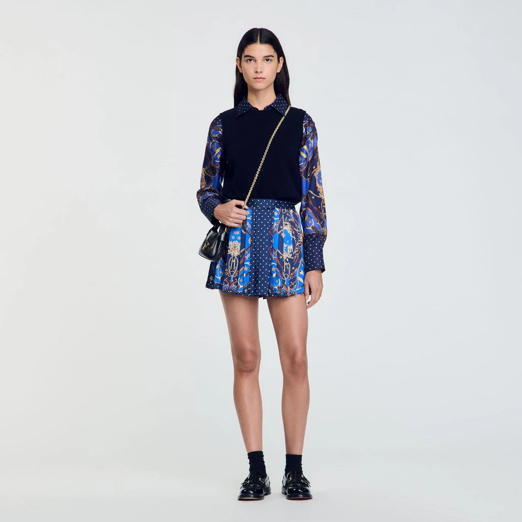 Sandro Patterned skort 1