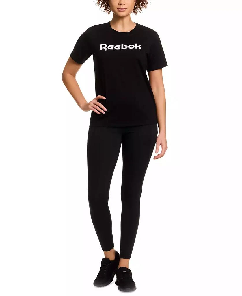 Reebok Women's Cotton Logo-Graphic Crewneck T-Shirt 2