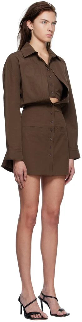 Jacquemus Brown 'La Robe Baunhilha' Minidress 2