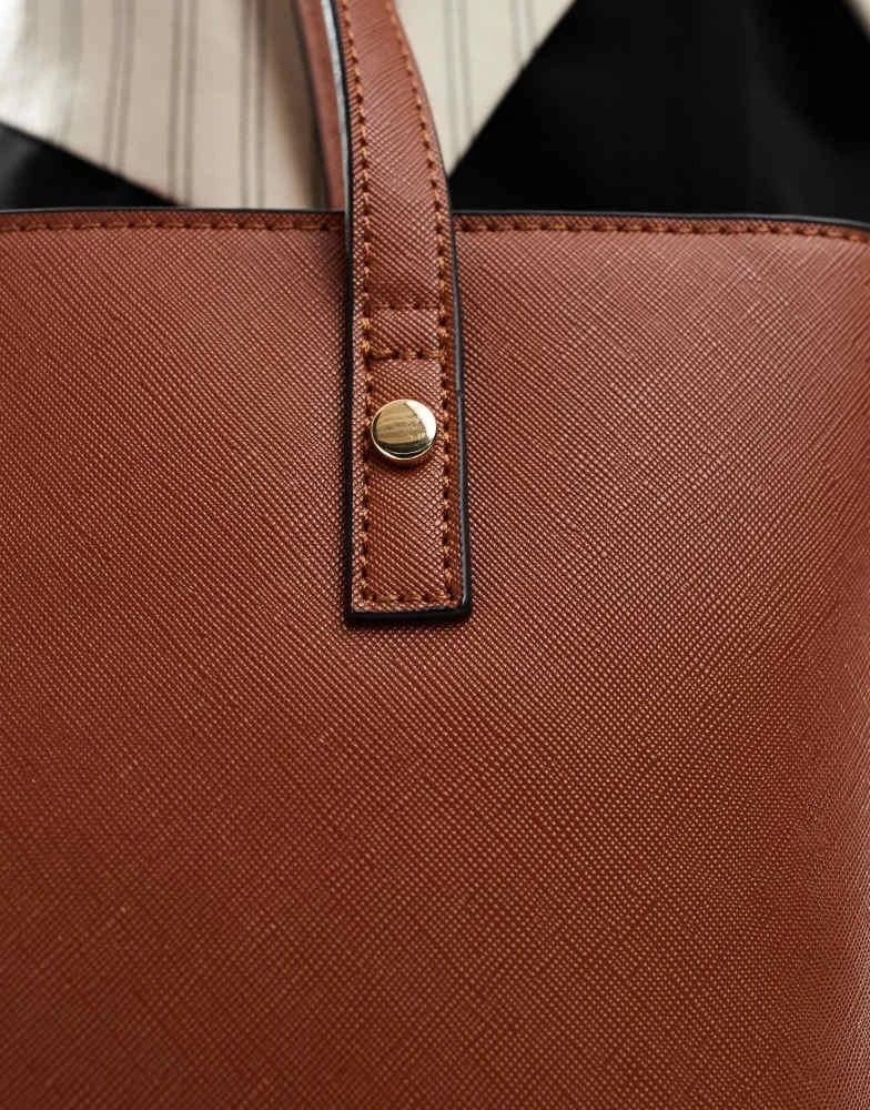 ASOS ASOS DESIGN easy tote bag in tan 2
