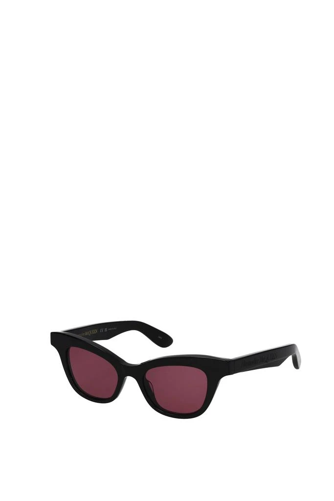 Alexander McQueen Sunglasses Acetate Black Pink 1