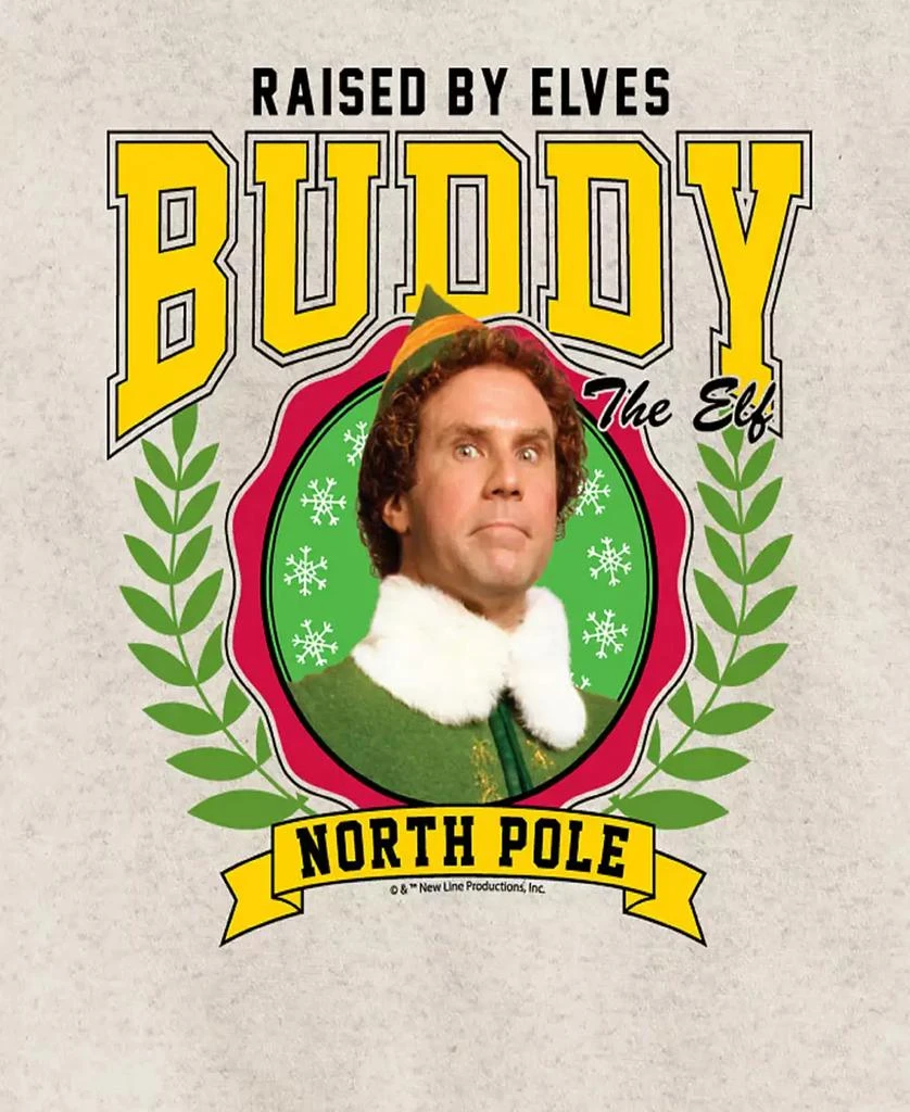 Elf Big Girls Buddy Graphic Raglan Top 3