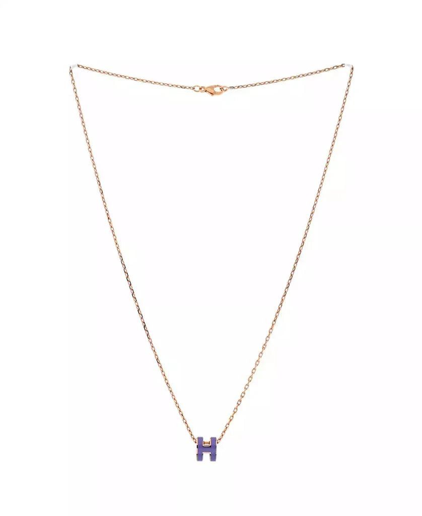 Pre-Owned Hermes Pop H Pendant Chain Necklace 2