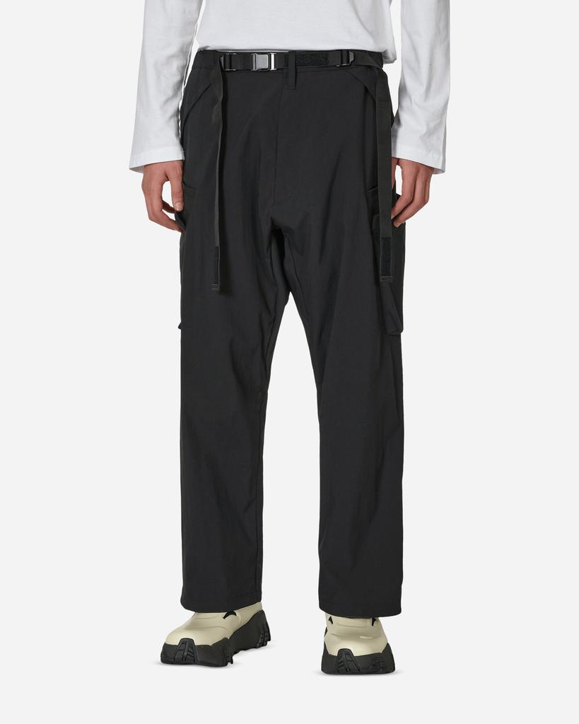 Acronym Nylon Stretch Cargo Trousers Black