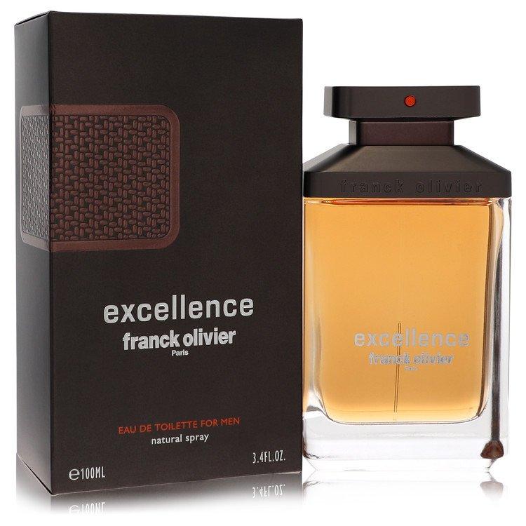 franck olivier 2pcs Combo  Excellence by  Eau De Toilette Spray 3.4 oz for Men