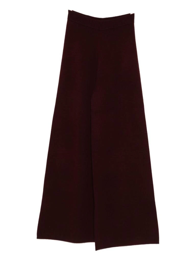 Max Mara Max Mara Judy Wide Leg Knitted Trousers 1