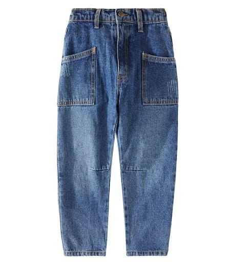 Rylee + Cru Mid-rise wide-leg jeans 1