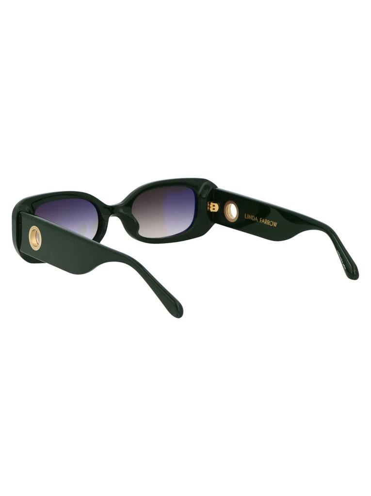 Linda Farrow Linda Farrow Lola Rectangle Frame Sunglasses 4
