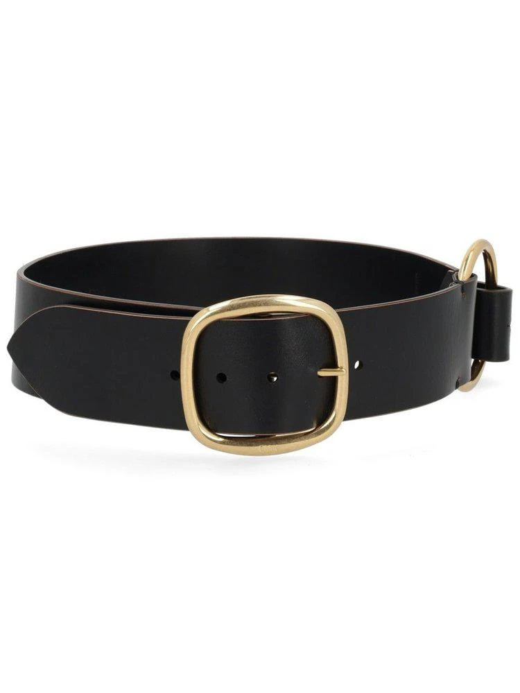 Raina Sara Hook Belt Black Gold Hook Closure Leather / One Size Raina Sara Hook Belt | Nordstromrack main image 2