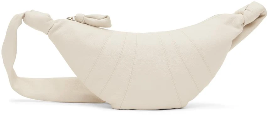 Lemaire White Small Croissant Bag 1
