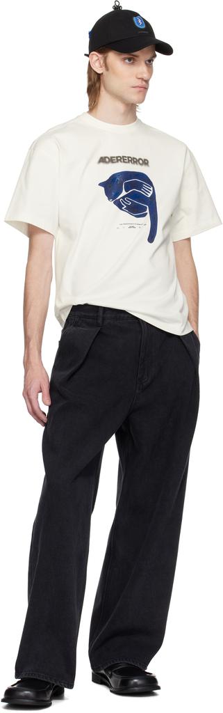 Shop Off-White Printed Graphic T-shirt on Sale at