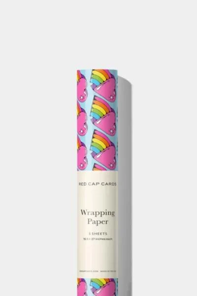 Red Cap Cards Red Cap Rainbow Hearts Wrapping Paper 3