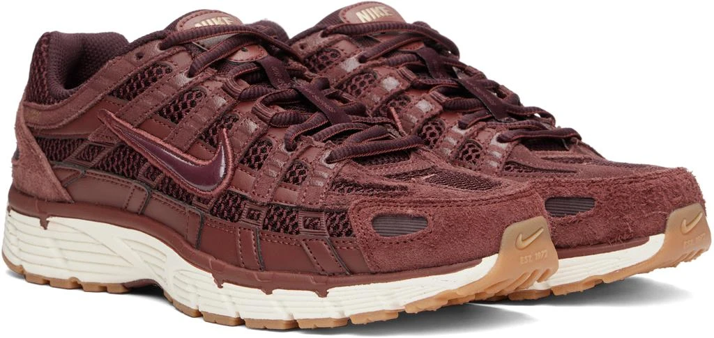 NIKE Burgundy P-6000 SE Sneakers 4