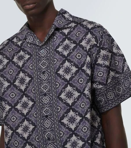 ETRO Printed cotton bowling shirt 5