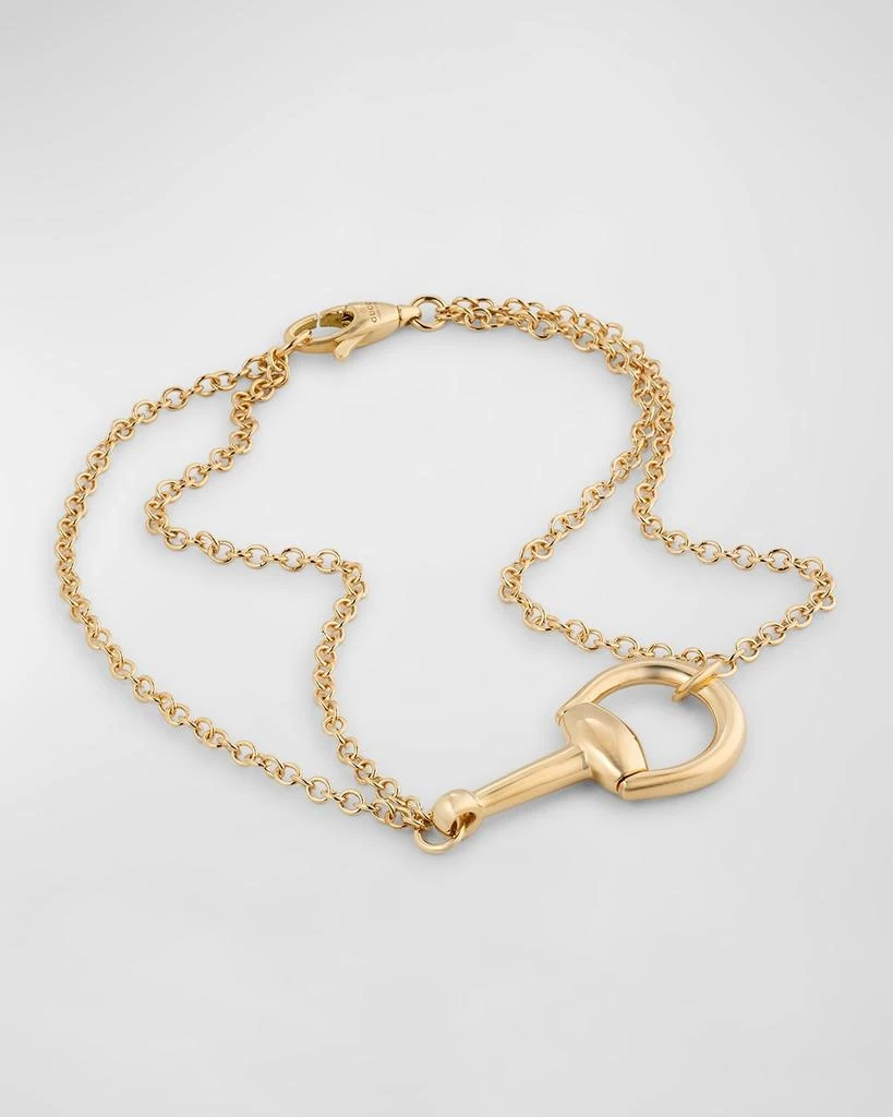 Gucci 18K Yellow Gold Horsebit Chain Bracelet 3