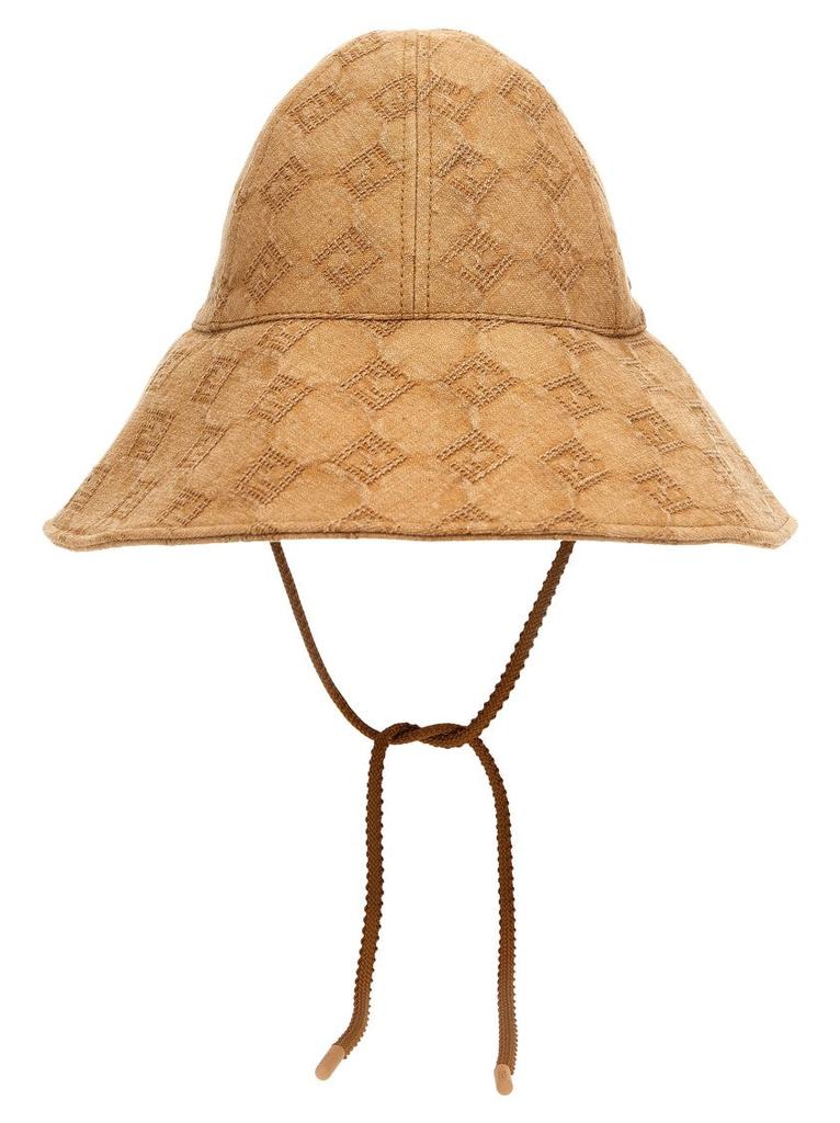 【関税込み】fendi FF CANVAS HAT Fendi Brown FF Zucca Canvas Bucket Hat M | eBay