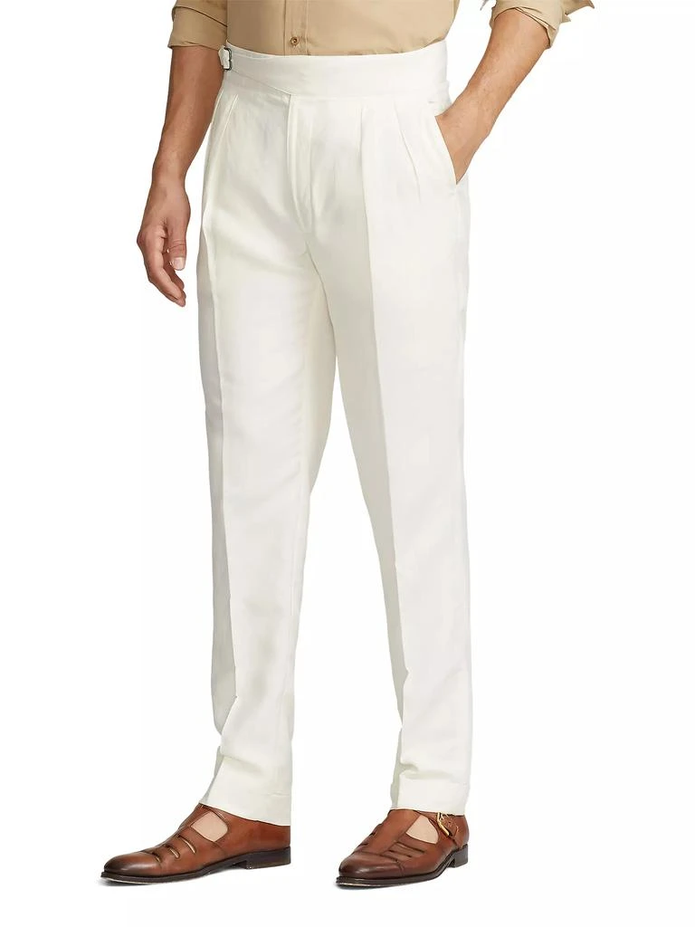 Ralph Lauren Gregory Silk & Linen-Blend Trousers 4