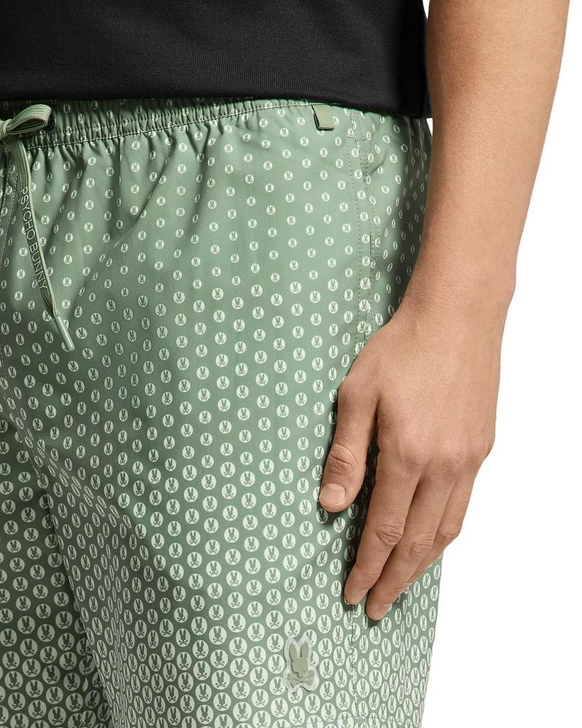 Psycho Bunny Bendigo Allover Print 5.75" Swim Trunks 6
