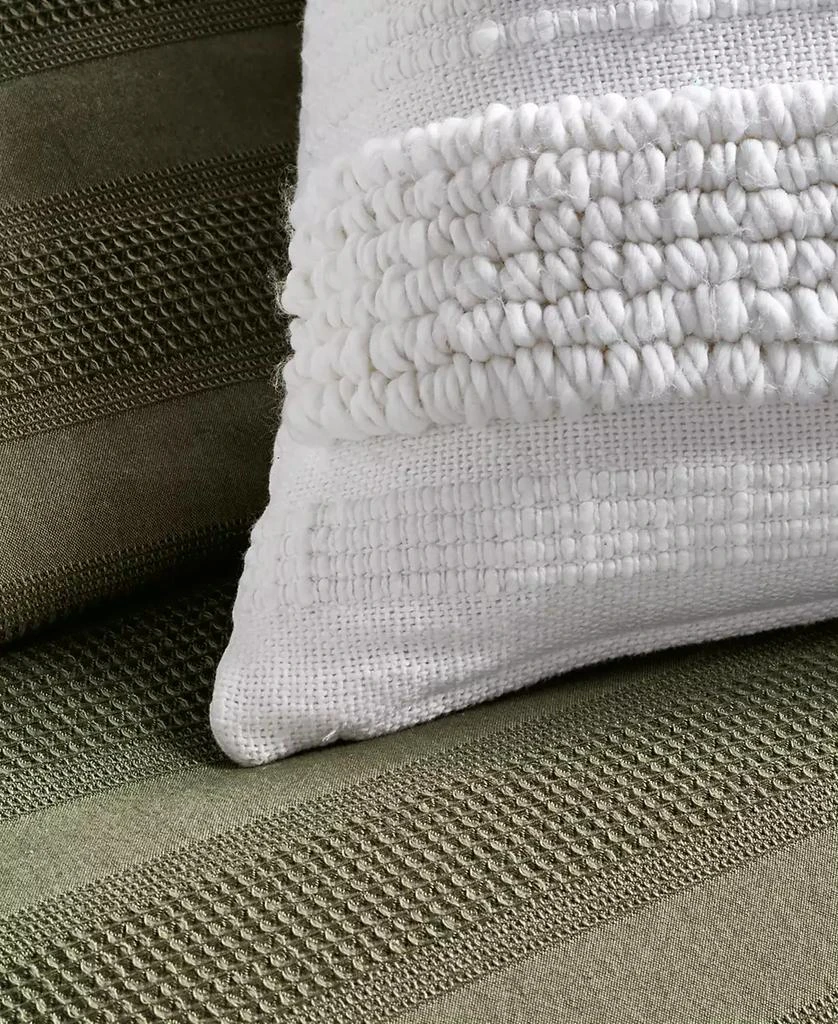 DKNY Textured Stripe Decorative Pillow, 20" x 20" 2