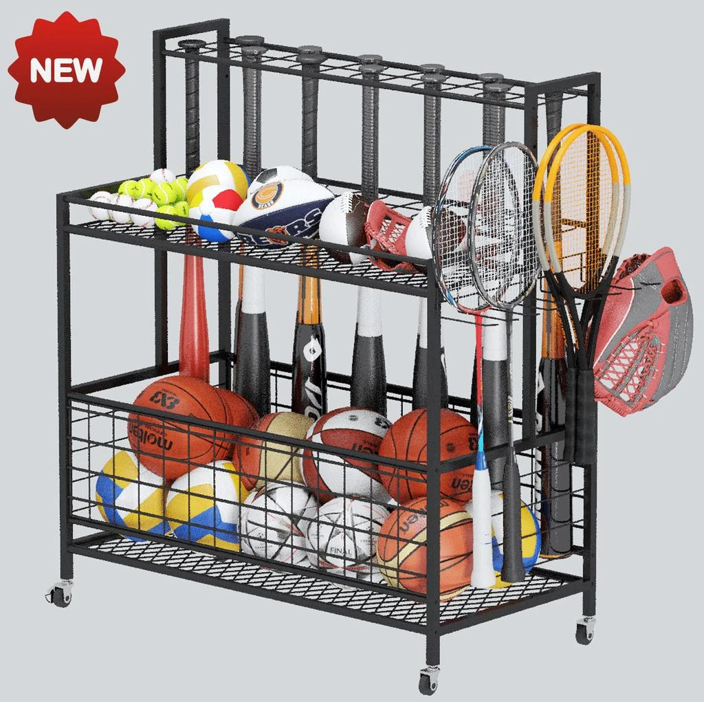 Simplie Fun Sports Equipment Organizer