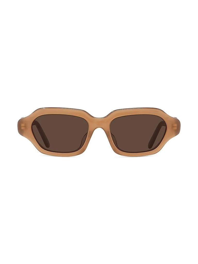 Loewe Slim 51mm Rectangular Sunglasses Loewe Slim Lw40161u Women Havana Rectangle Sunglasses  main image 2