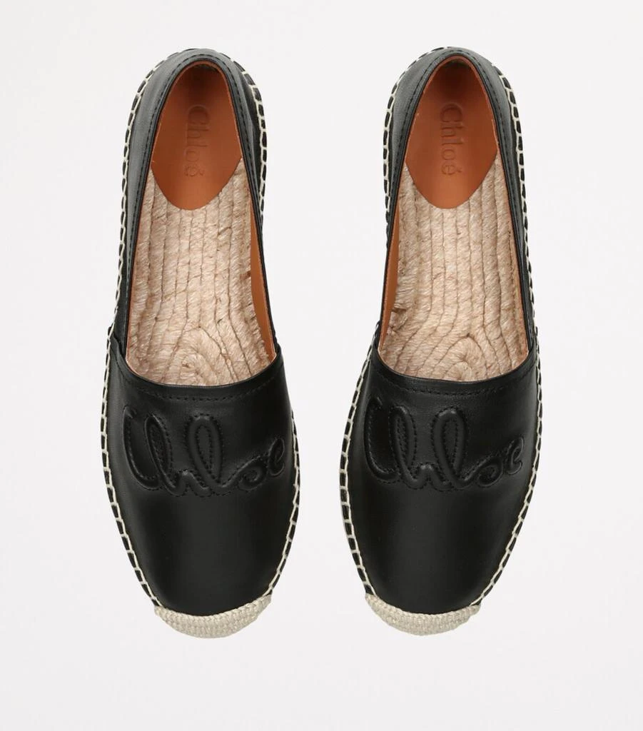 Chloé Leather Isla Espadrilles 4