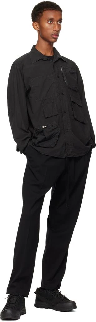 MM6 Black Tailoring Wool Trousers 4