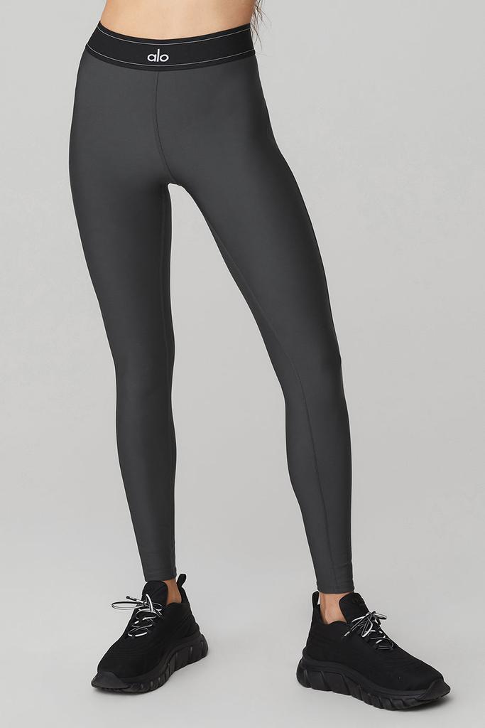 Alo Airlift High-Waist Suit Up Legging - Anthracite/Black - Pants